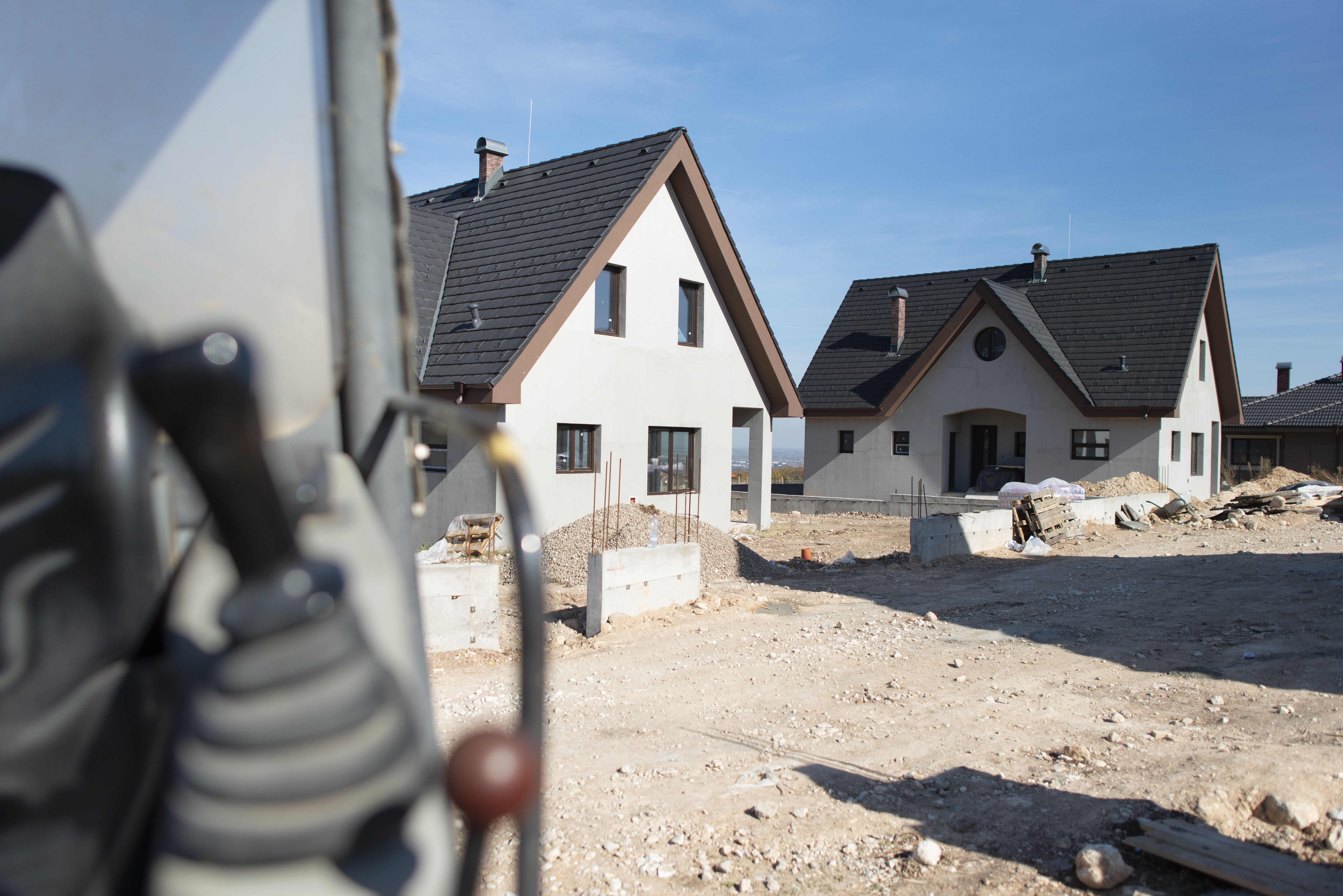 New homes under construction — placeholder photography.